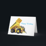 Heavy Machinery Birthday Card<br><div class="desc">Heavy Machinery for Birthday Card</div>