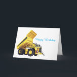 Heavy Machinery Birthday Card<br><div class="desc">Heavy Machinery for Birthday Card</div>