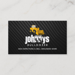 Heavy Machinery Operator Business Cards