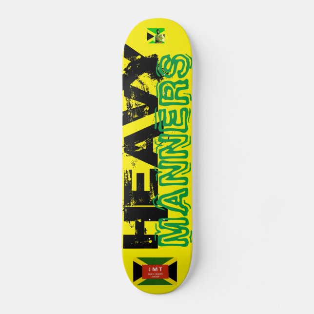 HEAVY MANNERS Skateboard (Front)