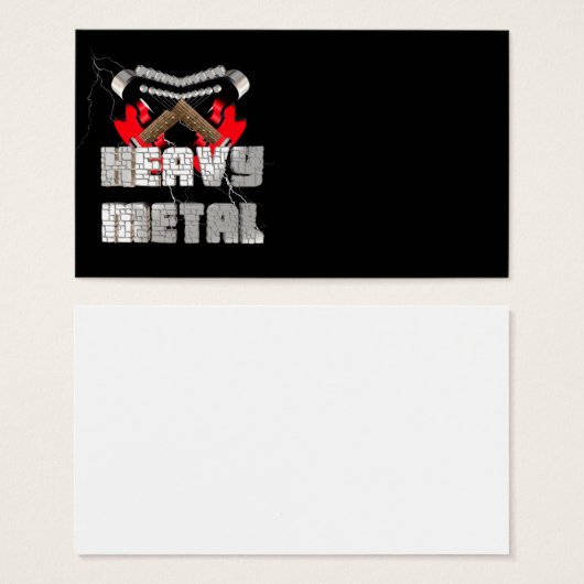 Heavy metal (Front & Back)