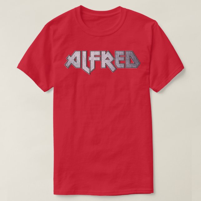 Heavy metal Alfred T-Shirt (Design Front)