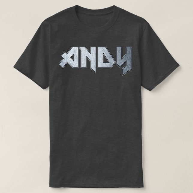 Heavy metal Andy T-Shirt (Design Front)