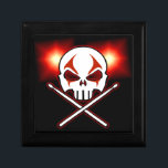 Heavy Metal Box Cool Rock & Roll Drummer Gift Box<br><div class="desc">Rock & Roll Gift Box Heavy Metal Music Jewelry Boxes & Gifts Skull & Crossbones Rock Keepsake Box Gifts Hard Rock Drummer Accessories Musicians Boxes Gifts Party Swag for Drummers Men Women Kids Home & Office Custom Rock & Roll Printed Gift Boxes Original Drummer Accessories Personalized Rock & Roll Drummer...</div>