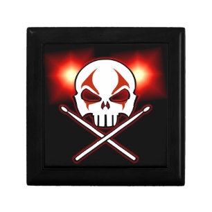 Heavy Metal Box Cool Rock & Roll Drummer Gift Box