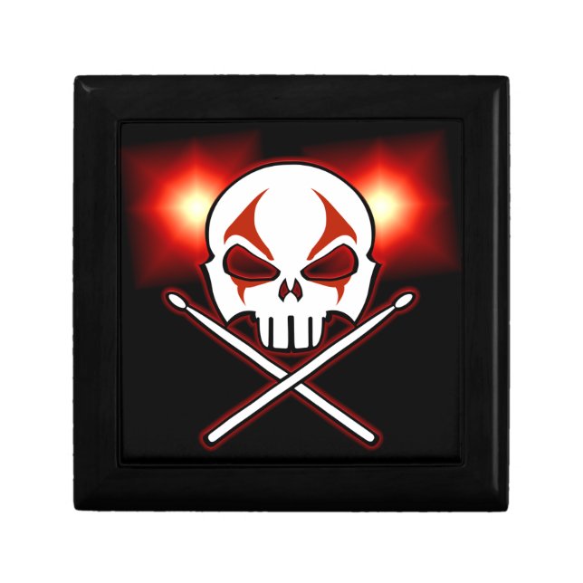 Heavy Metal Box Cool Rock & Roll Drummer Gift Box (Front)