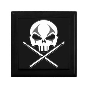Heavy Metal Box Cool Rock & Roll Drummer Gift Box