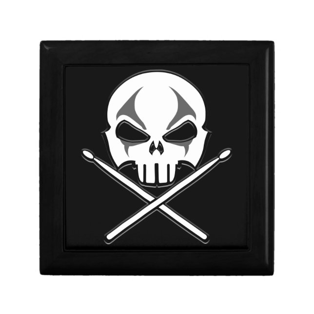 Heavy Metal Box Cool Rock & Roll Drummer Gift Box (Front)