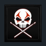 Heavy Metal Box Cool Rock & Roll Drummer Gift Box<br><div class="desc">Rock & Roll Gift Box Heavy Metal Music Jewelry Boxes & Gifts Skull & Crossbones Rock Keepsake Box Gifts Hard Rock Drummer Accessories Musicians Boxes Gifts Party Swag for Drummers Men Women Kids Home & Office Custom Rock & Roll Printed Gift Boxes Original Drummer Accessories Personalized Rock & Roll Drummer...</div>