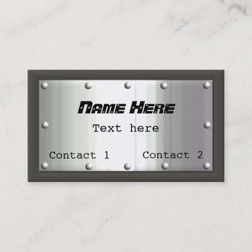 Heavy Metal Business Card