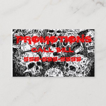Heavy Metal Business Card 2 by HeavyMetalHitman at Zazzle