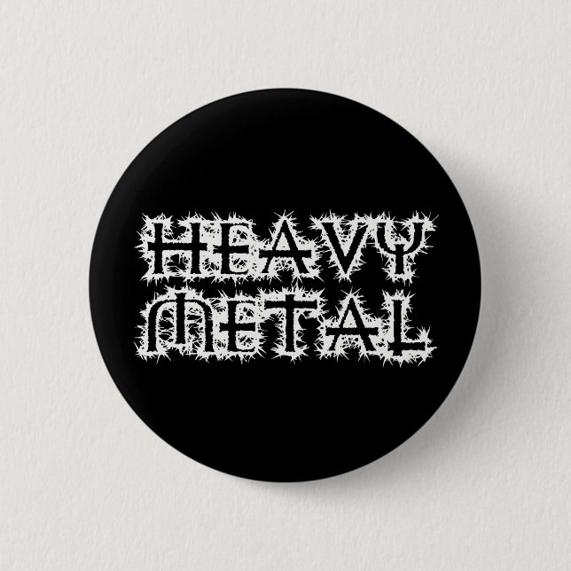Heavy Metal Button (Front)