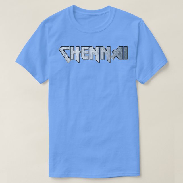 Heavy metal Chennai T-Shirt (Design Front)