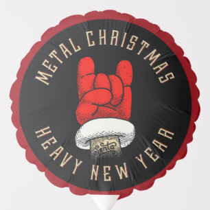 Heavy Metal Christmas Balloon