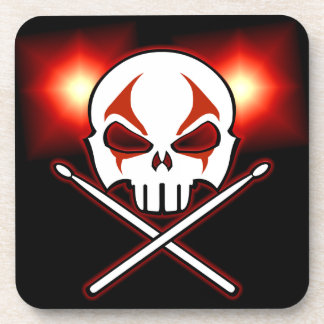 Heavy Metal Coaster Rock & Roll Drummer Coasters