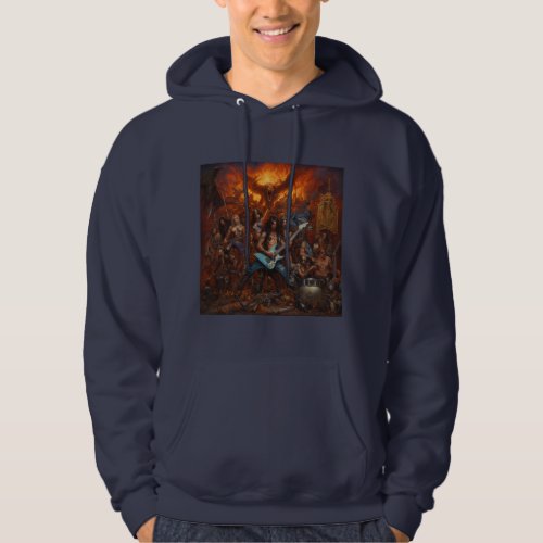 Heavy Metal Cover by Adult Lockwood Hoodie