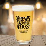 Heavy Metal Custom Bachelor Party Rock N' Roll Glass<br><div class="desc">Rock the night! This custom pint glass is the ultimate bachelor party favor: heavy metal vibes,  cold brews,  and a keepsake for every groomsman.</div>