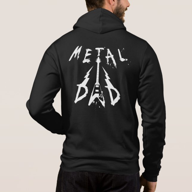 Heavy Metal Dad Hoodie (Back)