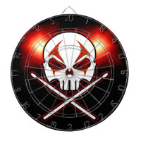 Heavy Metal Dartboard Cool Rock & Roll Dartboard