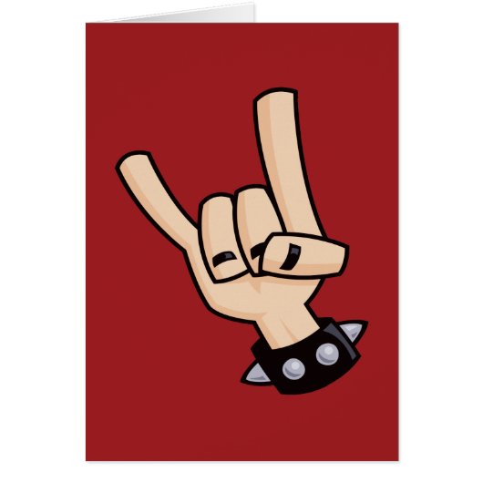 Heavy Metal Devil Horns (Front)