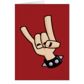 Heavy Metal Devil Horns Cards (Front)