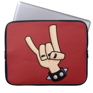 Heavy Metal Devil Horns Laptop Sleeve