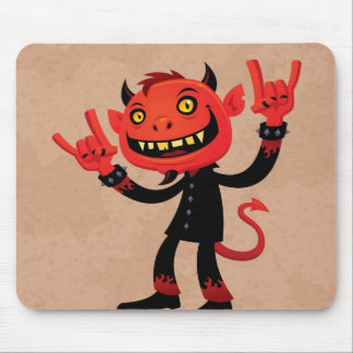 Heavy Metal Devil Mouse Pad