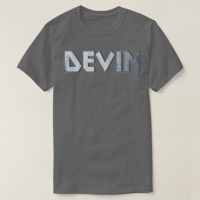 Heavy metal Devin T-Shirt (Design Front)