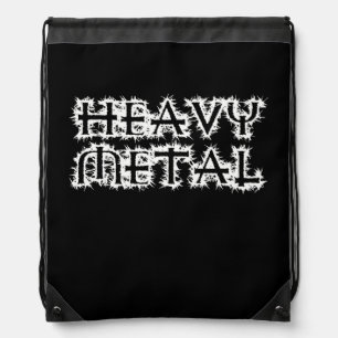 Heavy Metal Drawstring Bag