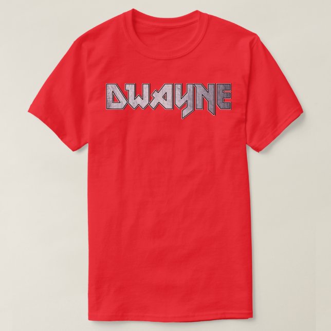 Heavy metal Dwayne T-Shirt (Design Front)