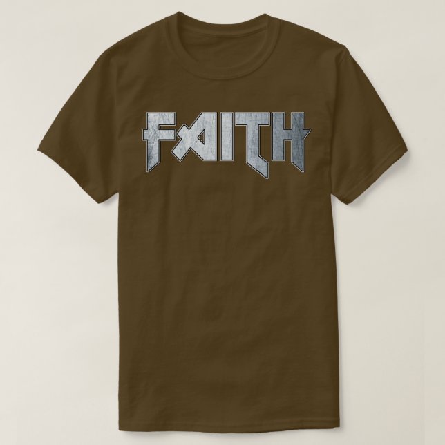 Heavy metal Faith T-Shirt (Design Front)