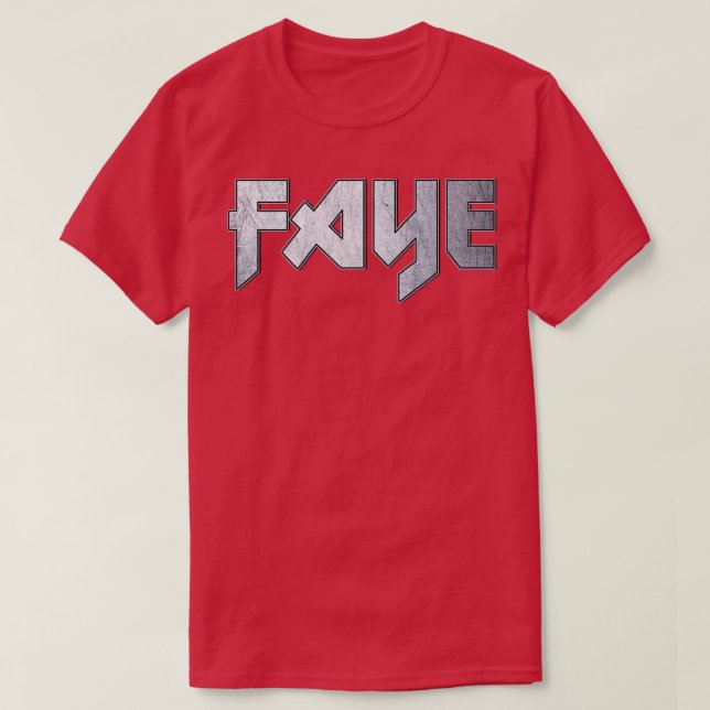 Heavy metal Faye T-Shirt (Design Front)