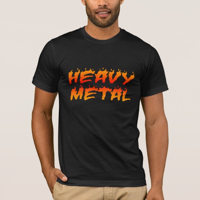 Heavy Metal Fire Shirt (Front)