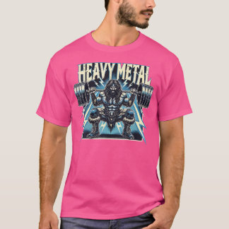Heavy Metal - Funny Lifting Gym Workout Fitness Mo T-Shirt
