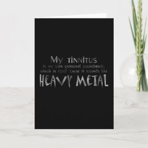 Heavy Metal Greeting Card