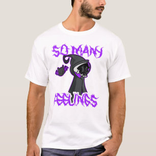 Heavy Metal Grim Reaper Black Metal Emo Feelings B T-Shirt