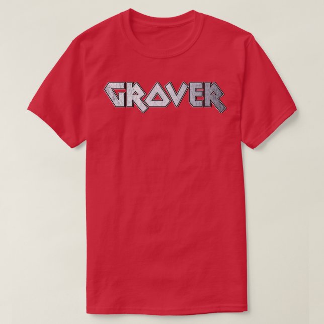 Heavy metal Grover T-Shirt (Design Front)