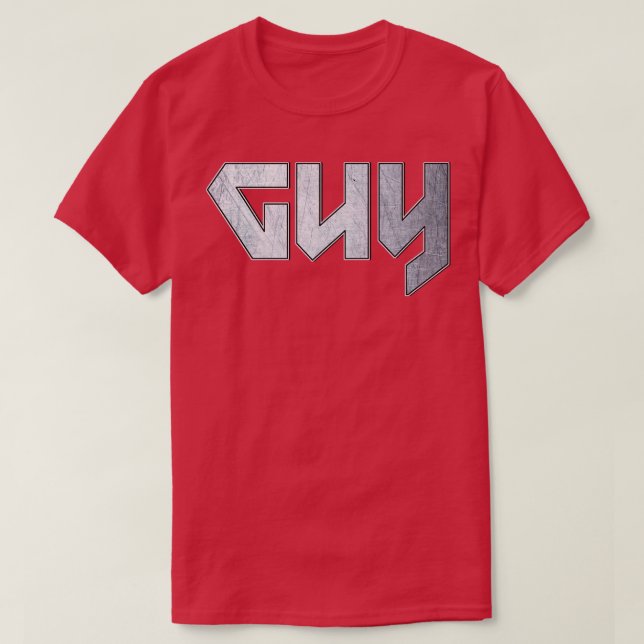 Heavy metal Guy T-Shirt (Design Front)