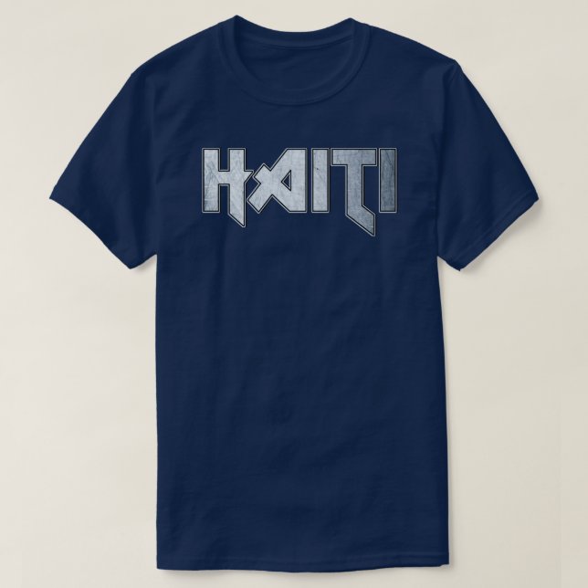 Heavy metal Haiti T-Shirt (Design Front)