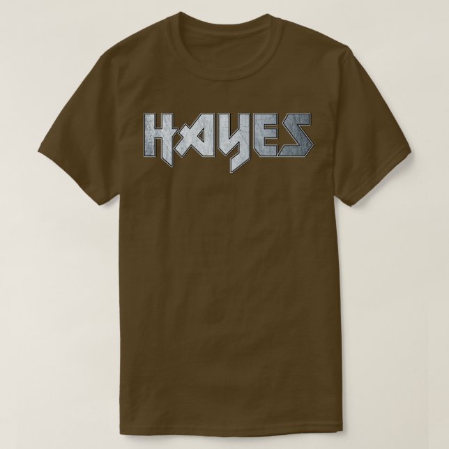 Heavy metal Hayes T-Shirt (Design Front)