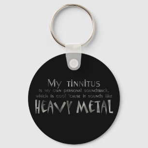 Heavy Metal Hearing Keychain