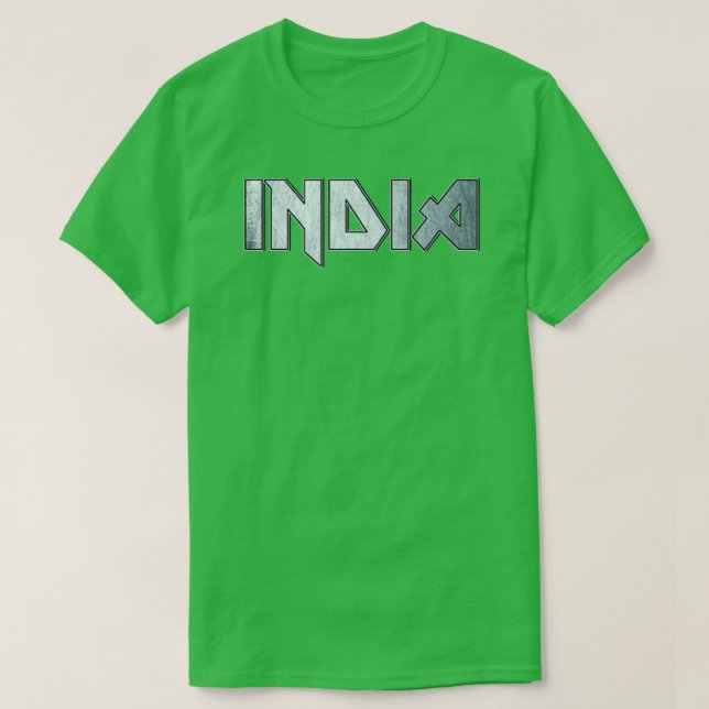 Heavy metal India T-Shirt (Design Front)