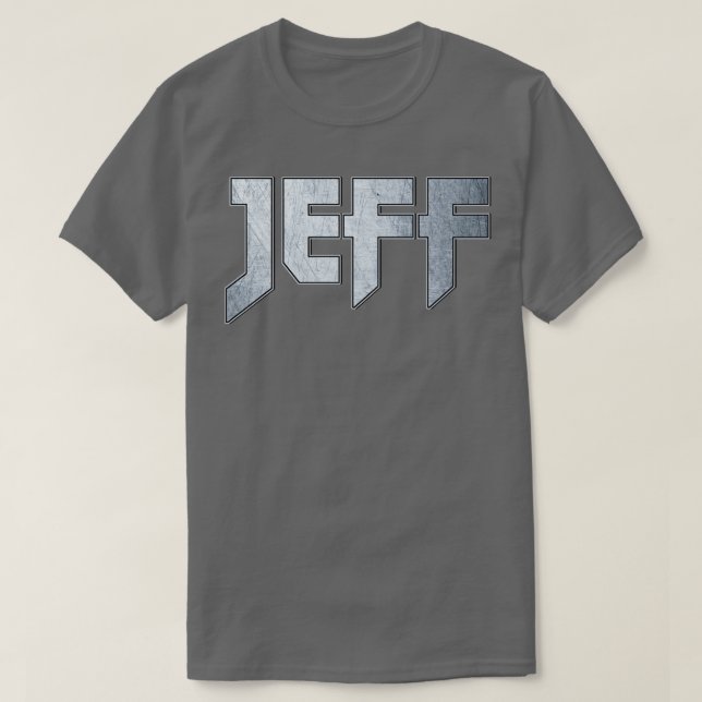 Heavy metal Jeff T-Shirt (Design Front)
