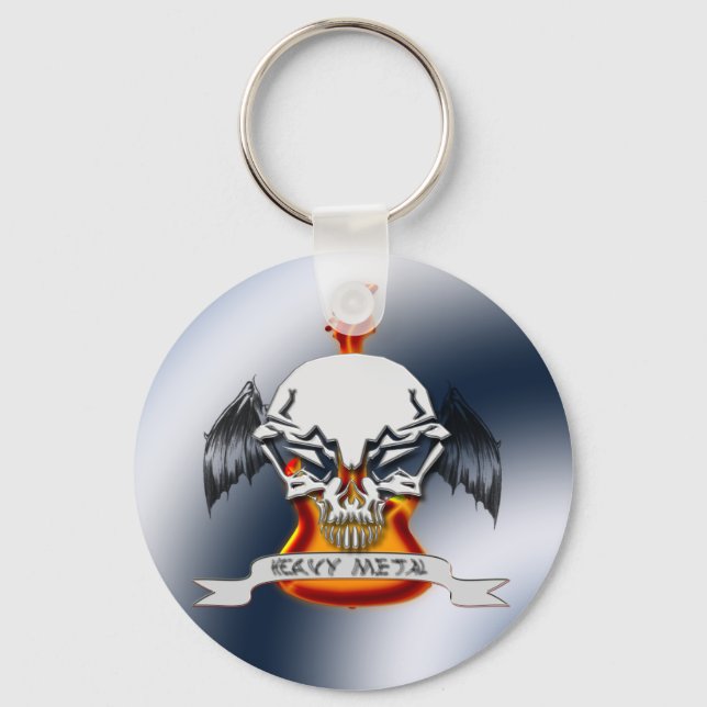 Heavy Metal Keychain (Front)