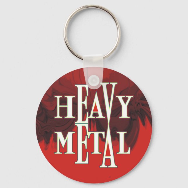 Heavy Metal Keychain (Front)