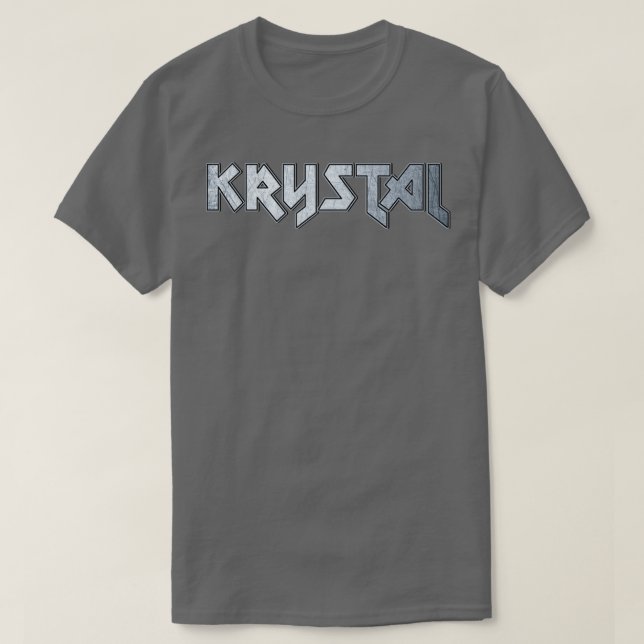 Heavy metal Krystal T-Shirt (Design Front)
