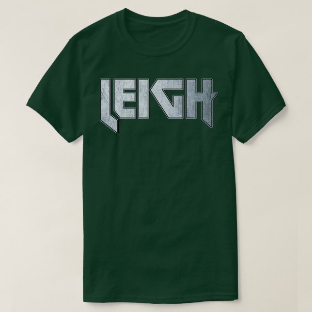 Heavy metal Leigh T-Shirt (Design Front)
