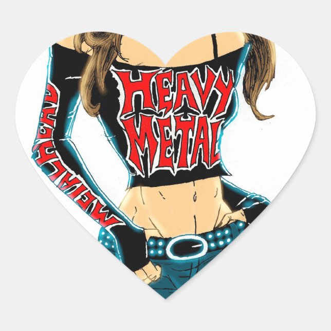 Heavy Metal Love Sticker (Front)