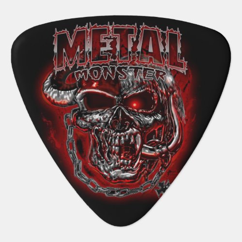 Heavy Metal Monster Guitar Pick