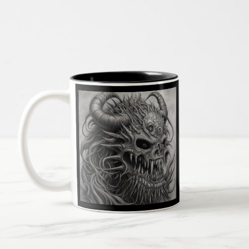 Heavy Metal Monster Two_Tone Coffee Mug